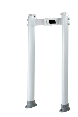 Columna impermeable forma caminata a través del detector de metal 24 Zona de detección 