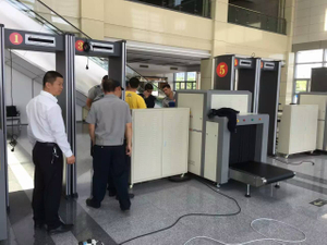 Aeropuerto Security Check X Ray Equipaje Equipaje de equipaje Escáner de detección